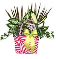 Vitality Hand Bag Pink Tropical Planter