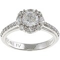 Tacori IV Sterling Silver Cubic Zirconia Vintage Engagement-style Ring