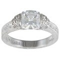 Tacori IV Sterling Silver Cubic Zirconia Engagement-style Ring
