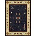 Free useful data on rug Navy Impressions Dakota Navy Area Rug (3'3 x 4'11)