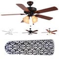 New Image Concepts 4-light 'Parisian Elegance' Blade Ceiling Fan