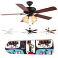 New Image Concepts 4-light Ahoy Matey Pirate Blade Ceiling Fan