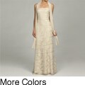 Issue New York Women's Lace Overlay Evening Gown