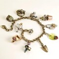 Sweet Romance Garden Charms Bracelet