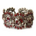 Sweet Romance Vintage Garnet Bracelet