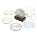 Swing Design Multicolor Round Folia Coasters