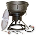 King Kooker 10-gallon Jambalaya Cast Iron Pot and Outdoor Cooker