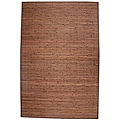 Woven Nature Chocolate Bamboo Area Rug (4' x 6')