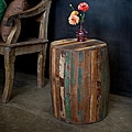 Reclaimed Wood Weathered Tanki Table (India)