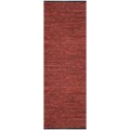 Hand-woven Matador Copper Leather Rug (2'6 x 12')