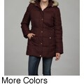 Generation Wear Women's Faux Fur Hood Puffer Jacket 