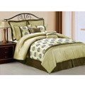 Metro Embroidered 8-piece Comforter Set