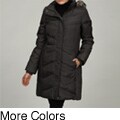 London Fog Women's 3/4 Down Faux Fur Hood Parka Coat FINAL SALE