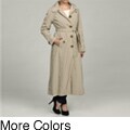 London Fog Women's Long Single-breasted Coat FINAL SALE