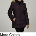 London Fog Women's Faux Fur Hood Short Down Jacket FINAL SALE