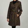 London Fog Women's Leopard Cognac Jacket FINAL SALE