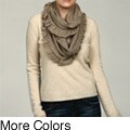 Portolano Cashmere Eternity Scarf with Ruffle Detail FINAL SALE