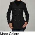 Miss Sixty Women's Double-breasted Wool Coat