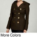 Miss Sixty Women's Double-breasted Wool Coat