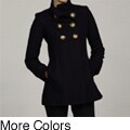 MICHAEL Michael Kors Women's Double Breasted Coat Empire Waist Coat FINAL SALE