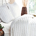 Ruffled King 3-piece Quilt Set