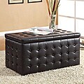 Meaningful guide on Vinyl Inside Mason Black Storage Bench and Two Cube Ottomans