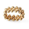 14k Gold Beaded Stretch Ring