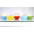 Bistro Assorted Color Individual Bowls (Pack of 4)