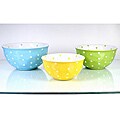 Bistro Assorted Color Mixing Bowls (Pack of 3)