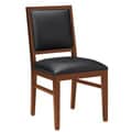 Mayline Bistro Solid Flat Back Chairs (Pack of 2)