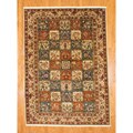 Persian Hand-knotted Baktiari Ivory Wool Rug (6'10 x 9'7)