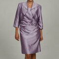 Jessica Howard Women's Plus-size 2-piece Shantique Jacket Dress