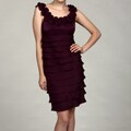 London Times Women's Currant Neck Shutter Dress