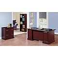 Bush Furniture Saratoga Collection Harvest Cherry Office Suite