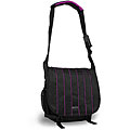 J World 'Jeanie' Black and Purple Messenger Bag