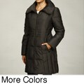 Anne Klein Women's Seam Detail Collared Coat FINAL SALE