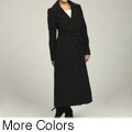 Anne Klein Women's Single-breasted Belted Coat FINAL SALE