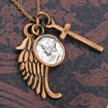 Fender American Stratocaster 97 Interesting Knowledgebase fender American Coin Treasures Mercury Dime Cross and Wing Coppertone Necklace