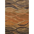 Alliyah Handmade New Zeeland Blend Classic Multicolor Wool Area Rug (10' x 12')
