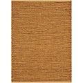 Hand-woven Beige Jute Rug (6'x 9')