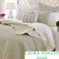 Laura Ashley Tinsley Twin Size Green 2-piece Quilt Set