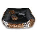 Thro Cheetah Microplush Pet Bed