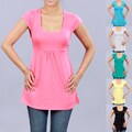 Lou Lou Women's Empire Waist Cap Sleeve Tunic