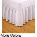 Embroidered Scalloped 21-inch Drop Bedskirt