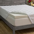 Grande Hotel Collection 3-inch Memory Foam and 1.5-inch Fiber Mattress Topper