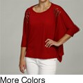 Tiana B. Women's 'Hope' Studded Dolman-sleeve Sweater