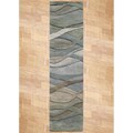 Alliyah Handmade New Zeeland Blend Classic Grey/Green Wool Area Rug (2' x 8')