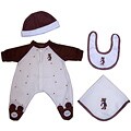 Molly P. Original 20-inch Big Brown Bear Doll Ensemble