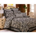 Chawagga Black/ White Queen 8-piece Comforter Set