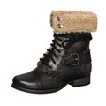Diba Women's 'Miss You' Black Aviator Boots FINAL SALE